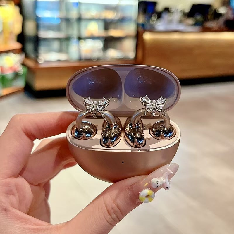 ButterFlySound™ – Les Boucles d’Oreilles Audio Élégantes et Connectées