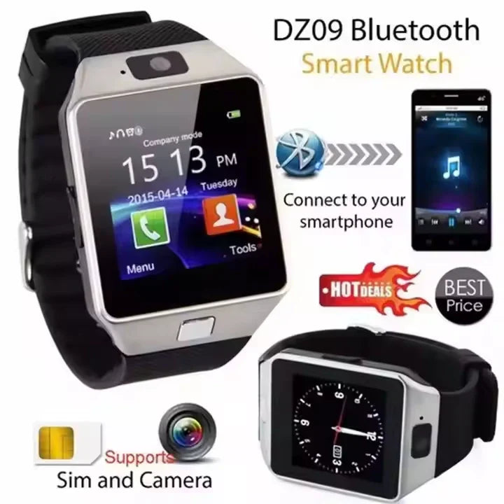 – SmartWatch DZ09™ – Connectée & Accessible qui prends en charge la SIM