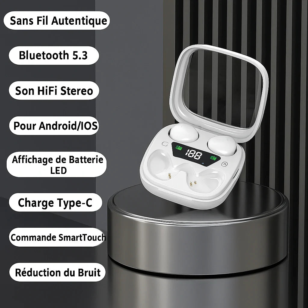 🎧 TwinPods Max – 4 Écouteurs : Zéro Limite, Technologie 5.3, design intelligent, performance illimitée.