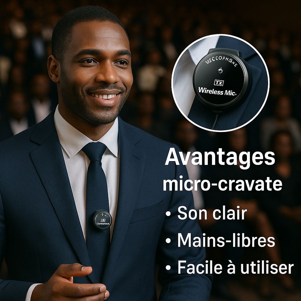 đ€ WaveCast Proâą â Micro Sans Fil Double pour Enregistrements Fluides