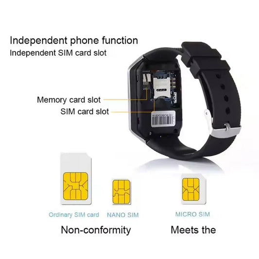 – SmartWatch DZ09™ – Connectée & Accessible qui prends en charge la SIM