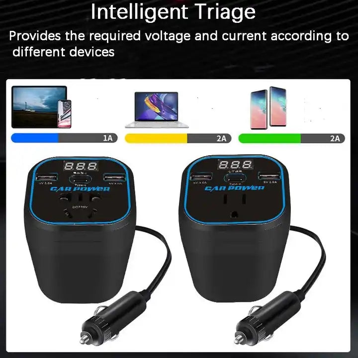 ⚡ PowerDrive Pro™ – Recharge tout, partout, sans stress !
