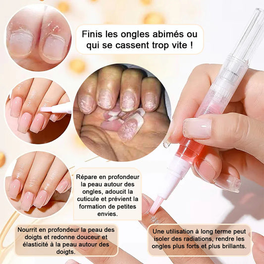 ✨ Cuticool™ – Stylo Huileux Naturel Pour Ongles & Cuticules Abîmés 🌿