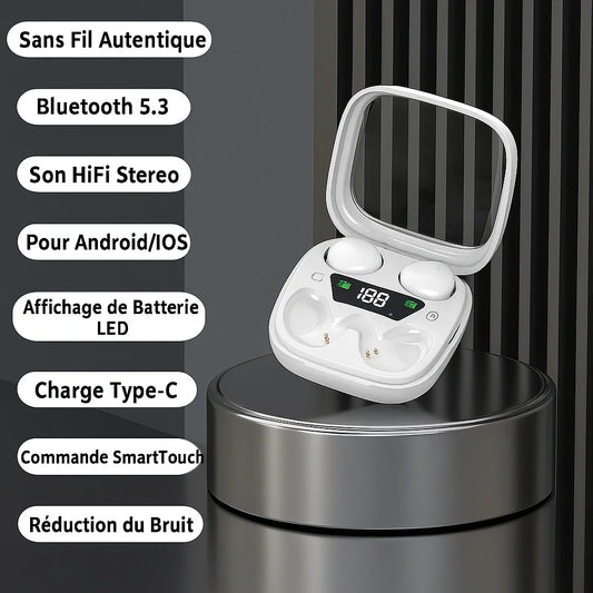 🎧 TwinPods Max – 4 Écouteurs : Zéro Limite, Technologie 5.3, design intelligent, performance illimitée.