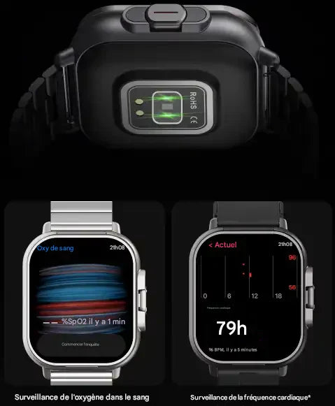 💎 SmartFusion Pro™ – Montre Connectée & Écouteurs 2-en-1